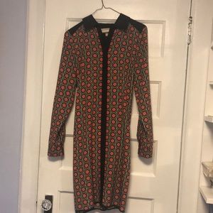 Michael Kors Geometric Shirt Dress size 4